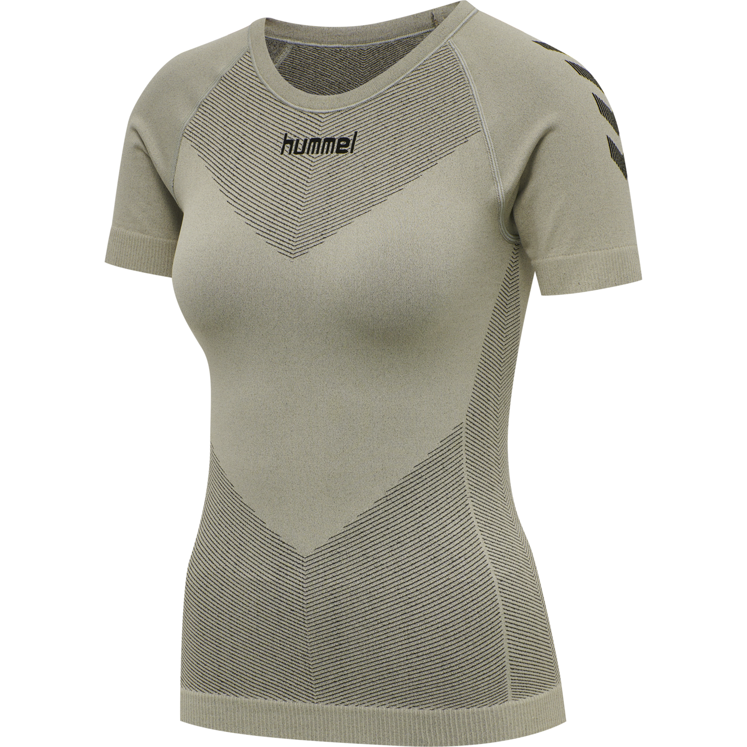 HUMMEL FIRST SEAMLESS JERSEY S/S WOMAN, LONDON FOG, packshot