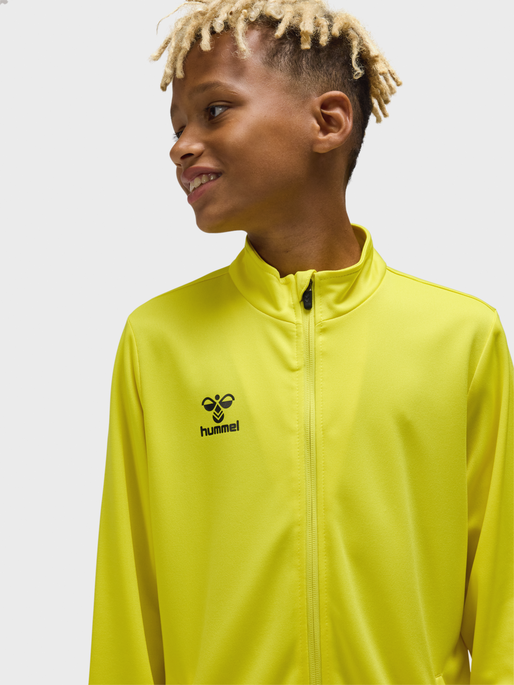 hmlESSENTIAL TRACK JACKET KIDS, BLAZING YELLOW, model