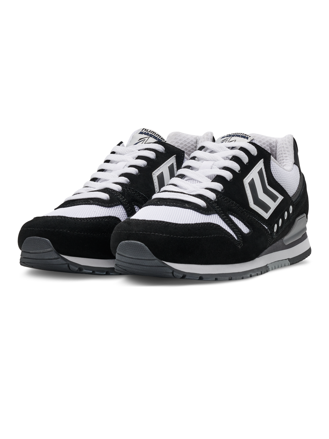 MARATHONA SUEDE, BLACK/WHITE, packshot