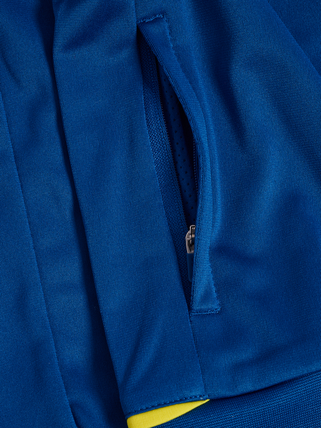 hmlCORE 2.0 TRACK ZIP JACKET KIDS, TRUE BLUE/BLAZING YELLOW, packshot