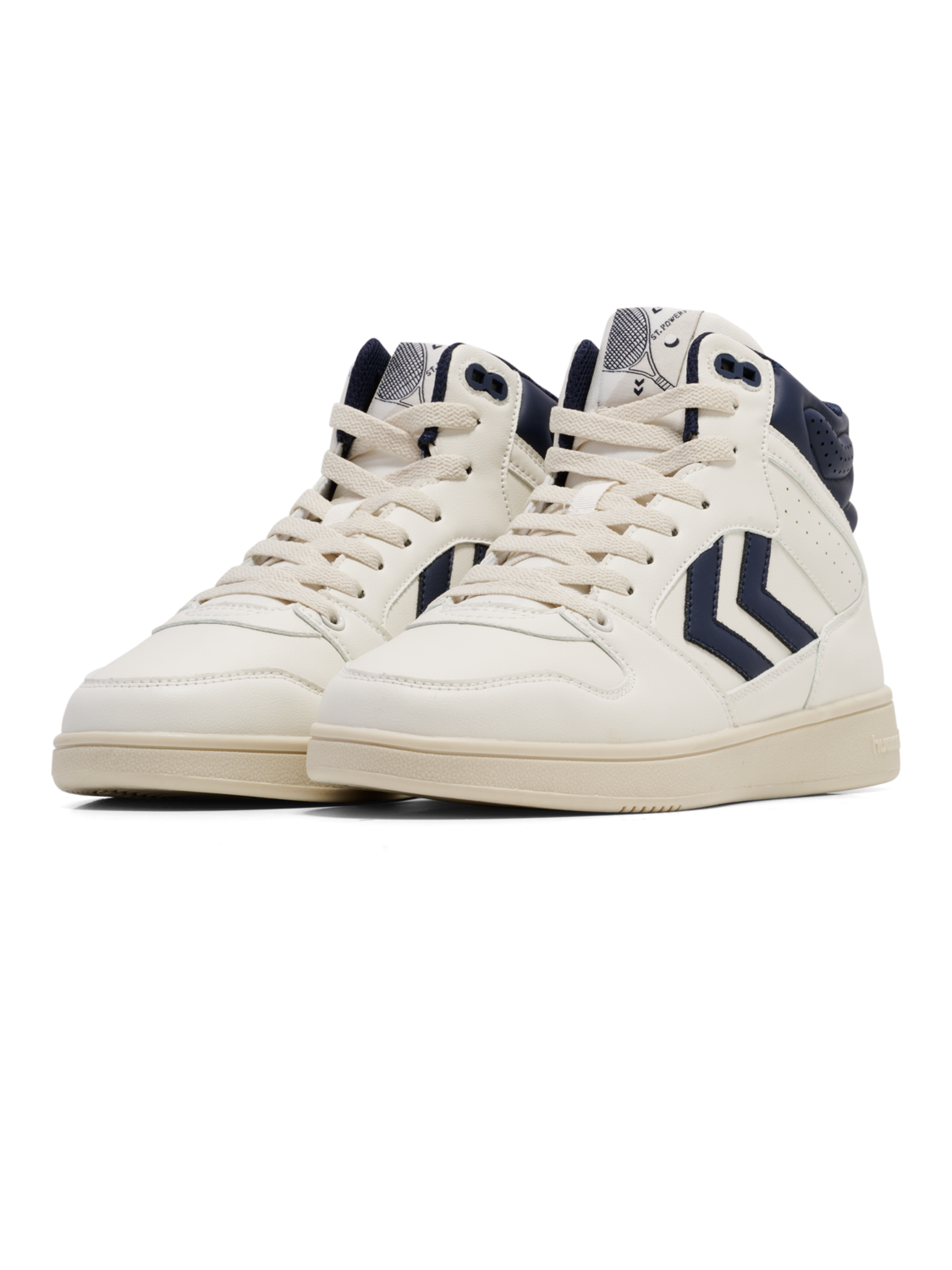 ST POWER PLAY MID PL, MARSHMALLOW/BLACK IRIS, packshot