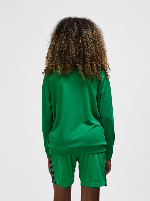 hmlAUTHENTIC PL ZIP JACKET KIDS, JELLY BEAN, model