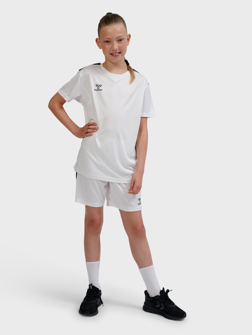 hmlAUTHENTIC PL JERSEY S/S KIDS, WHITE, model