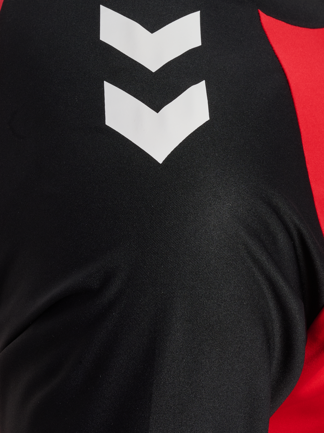 hmlMATCH LEAGUE JERSEY S/S, TRUE RED/BLACK, packshot