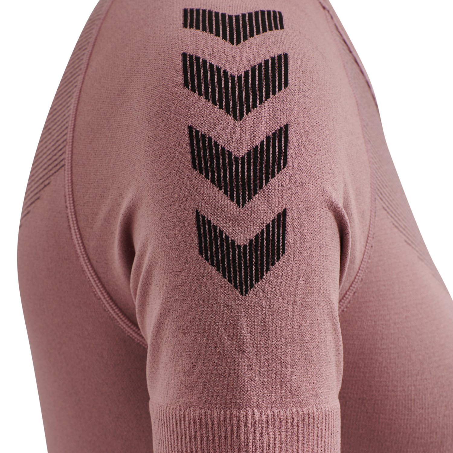 HUMMEL FIRST SEAMLESS JERSEY S/S WOMAN, DUSTY ROSE, packshot