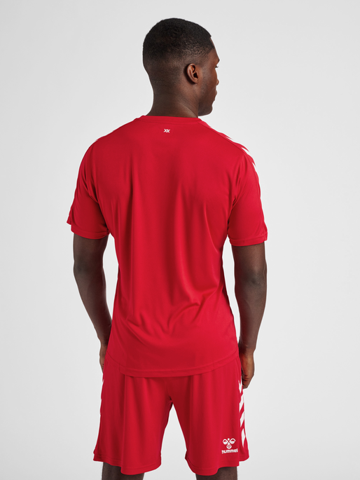 hmlCORE XK POLY JERSEY S/S, TRUE RED, model