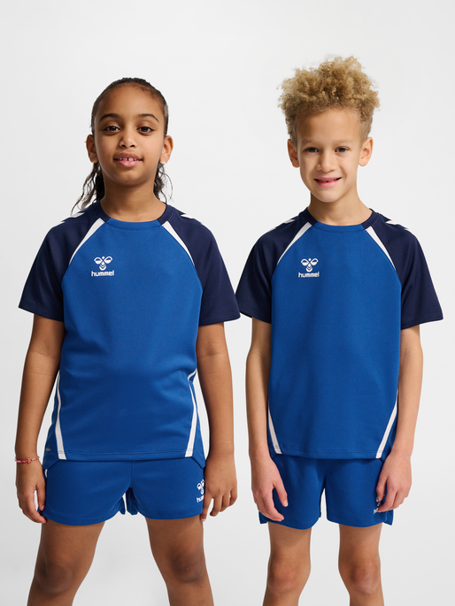 hmlLEAD 2.0 JERSEY S/S KIDS, TRUE BLUE/MARINE, model