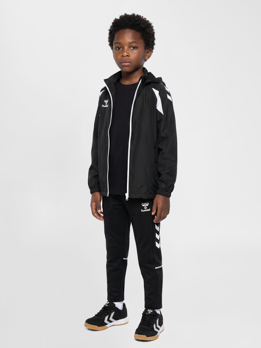 hmlCORE 2.0 ALL-WEATHER JACKET KIDS, BLACK/WHITE, model