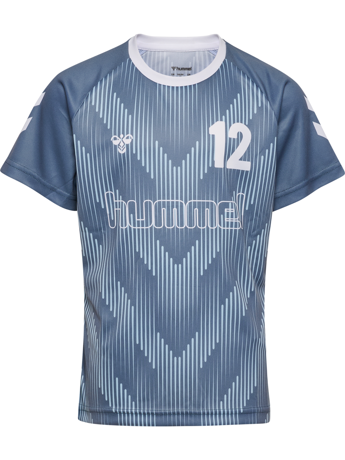 hmlJR REG SOCCER 12 T-SHIRT SS, FLINT STONE, packshot