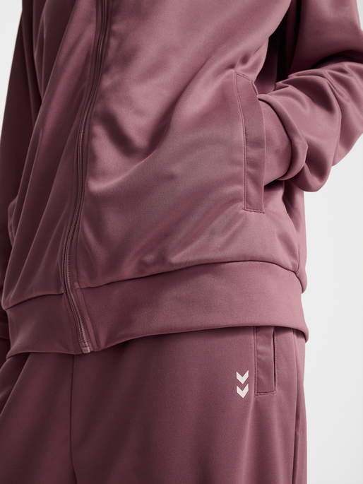 hmlPULSE TRACK JACKET, WISTFUL MAUVE, model