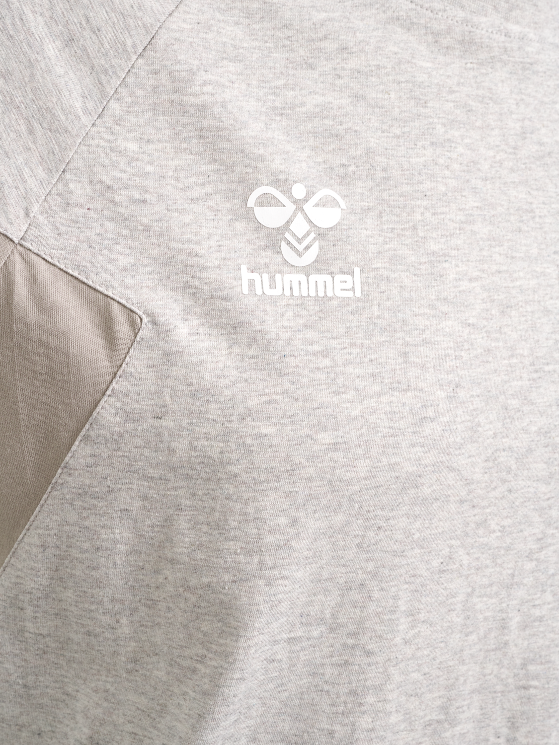 hmlTRAVEL T-SHIRT S/S, LIGHT GREY MELANGE, packshot