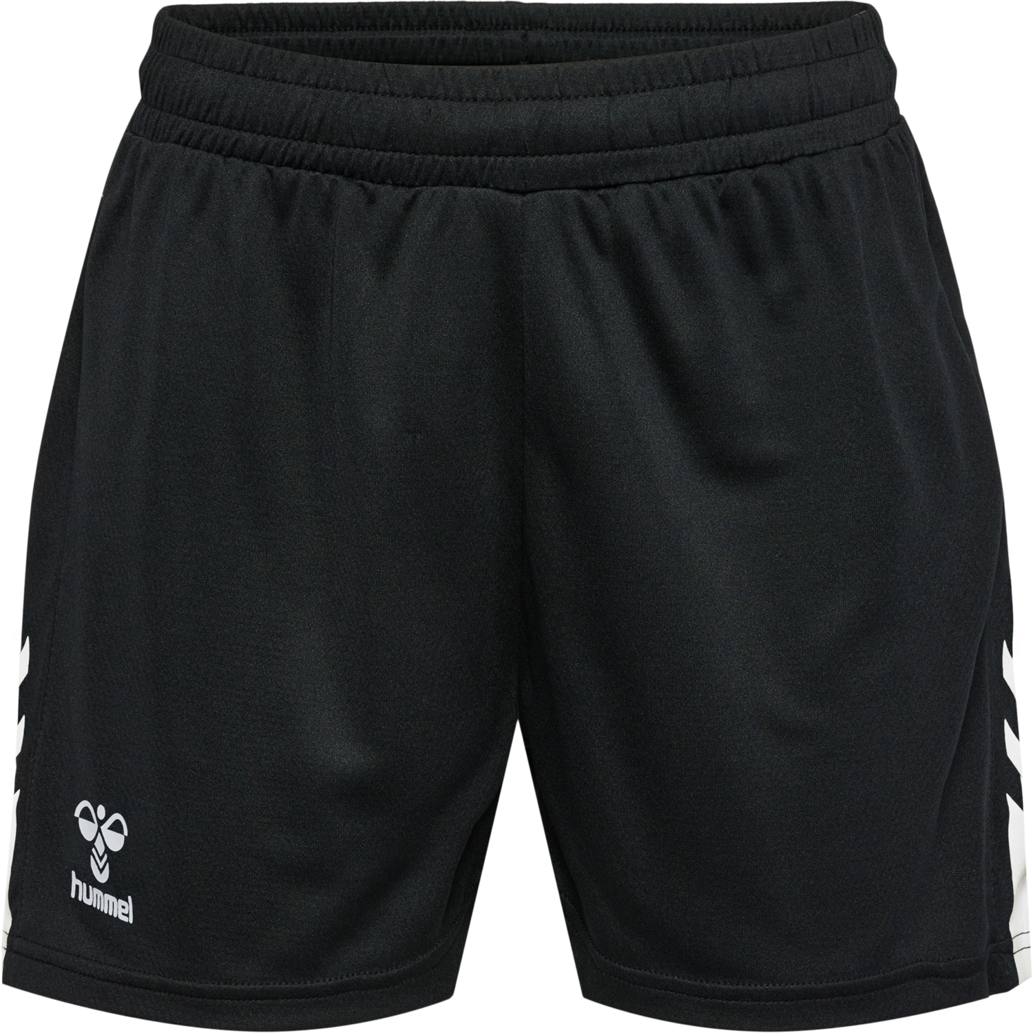 hmlACTIVE PL SHORTS WOMAN, BLACK/WHITE, packshot