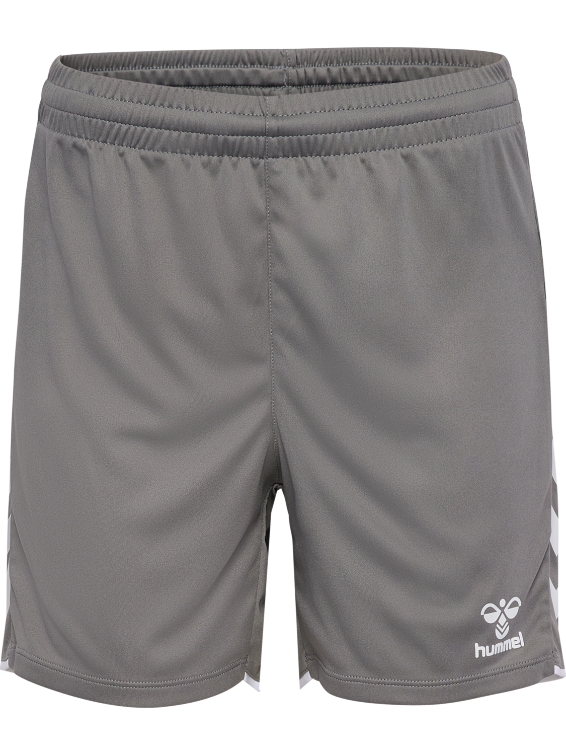 hmlCORE 2.0 SHORTS WOMAN, STEEL GRAY/WHITE, packshot