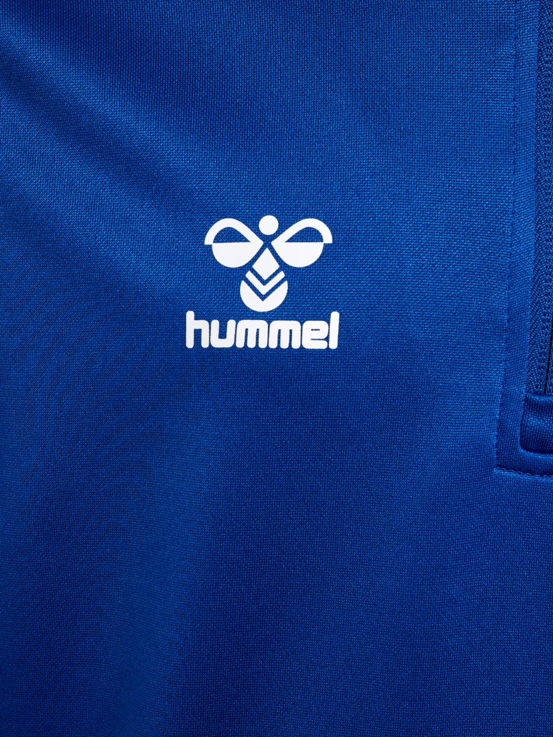 hmlESSENTIAL HALF-ZIP KIDS, TRUE BLUE, packshot