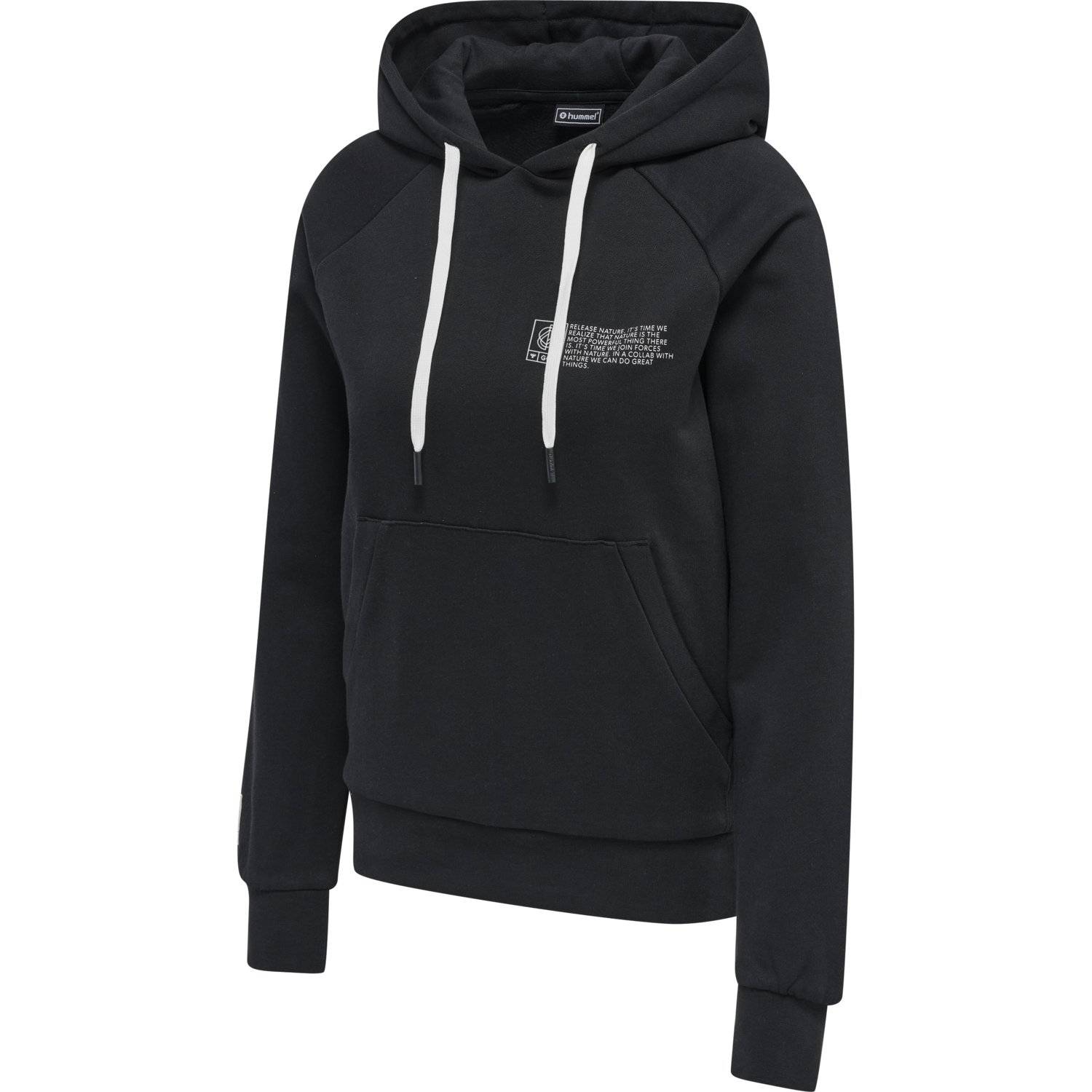 hmlGG12 SWEAT HOODIE WOMAN, BLACK, packshot