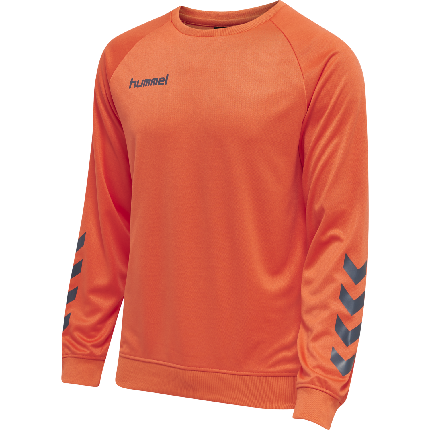 hmlPROMO POLY SWEATSHIRT, NASTURTIUM **DO NOT USE, packshot