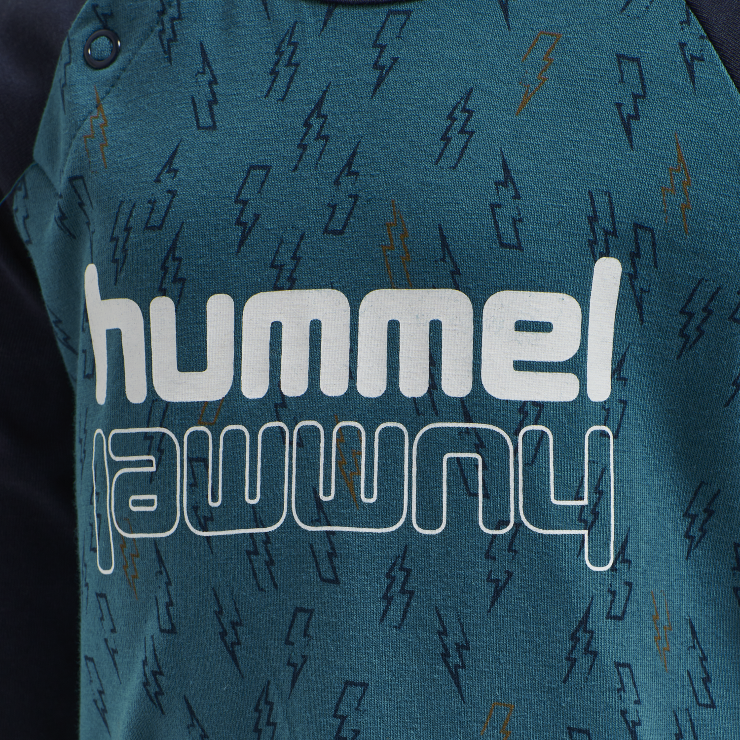 hmlTHUNDER T-SHIRT L/S, BLUE CORAL, packshot