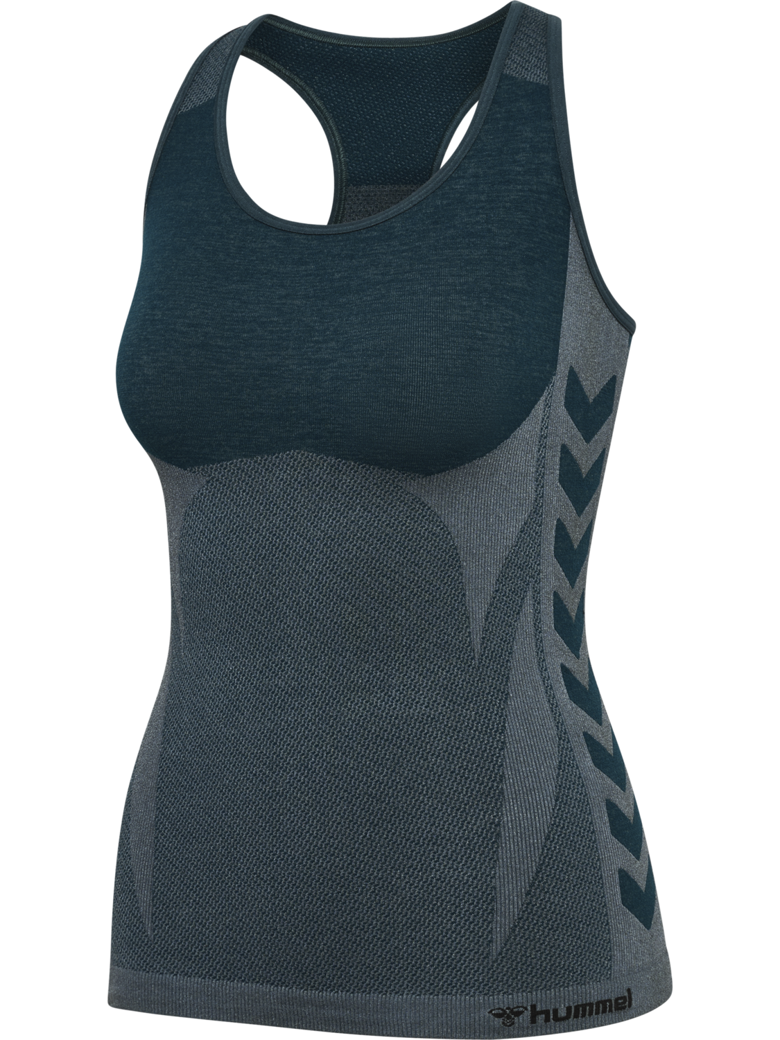 hmlCLEA SEAMLESS TOP, DARK SEA, packshot