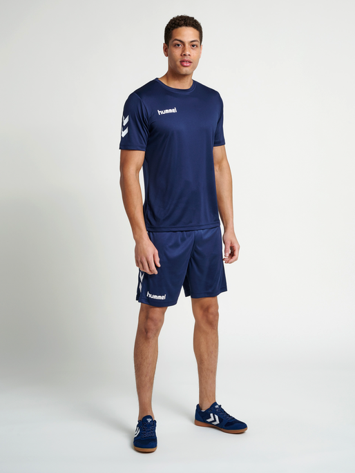 CORE POLY SHORTS, MARINE PR, model