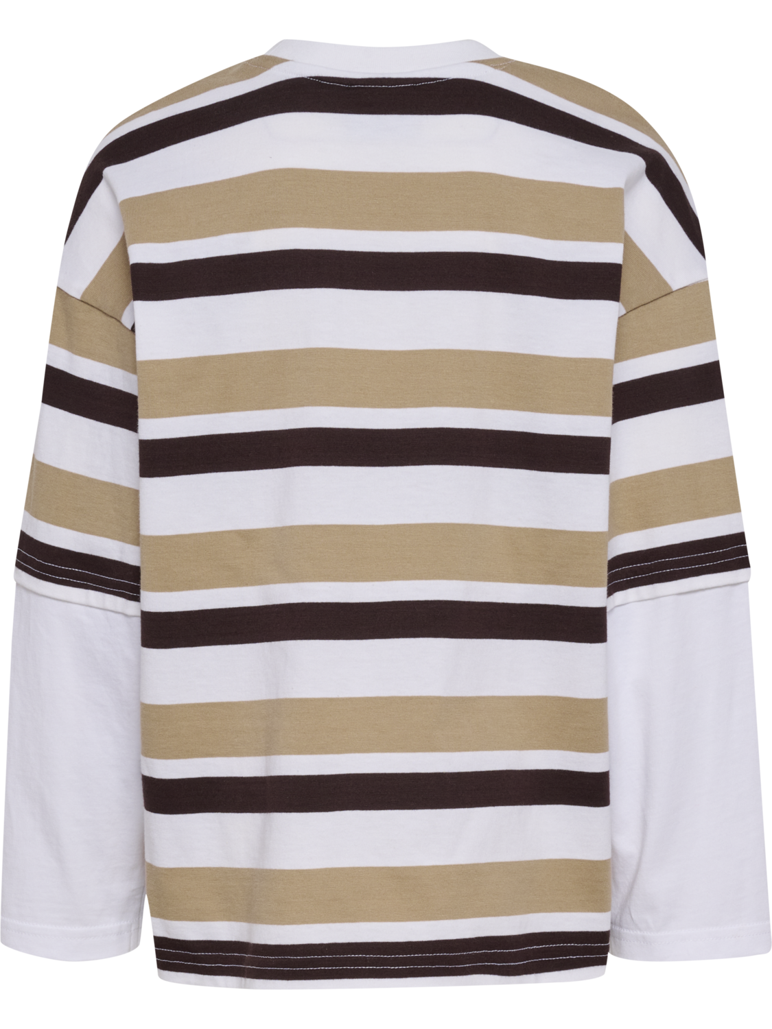 hmlJR SILLY T-SHIRT L/S, SILVER MINK, packshot