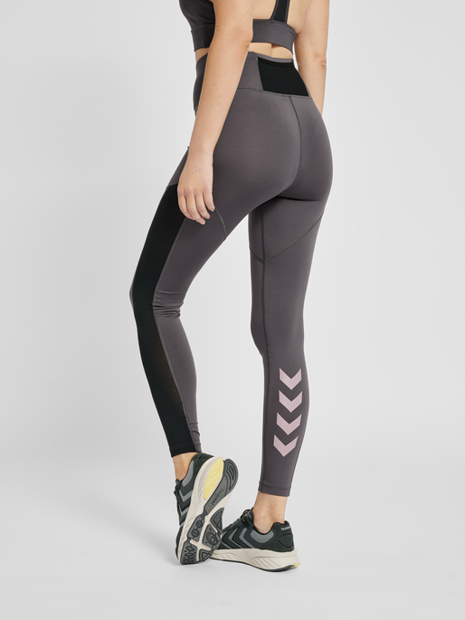 hmlNORMA HIGH WAIST TIGHTS, ASPHALT, model
