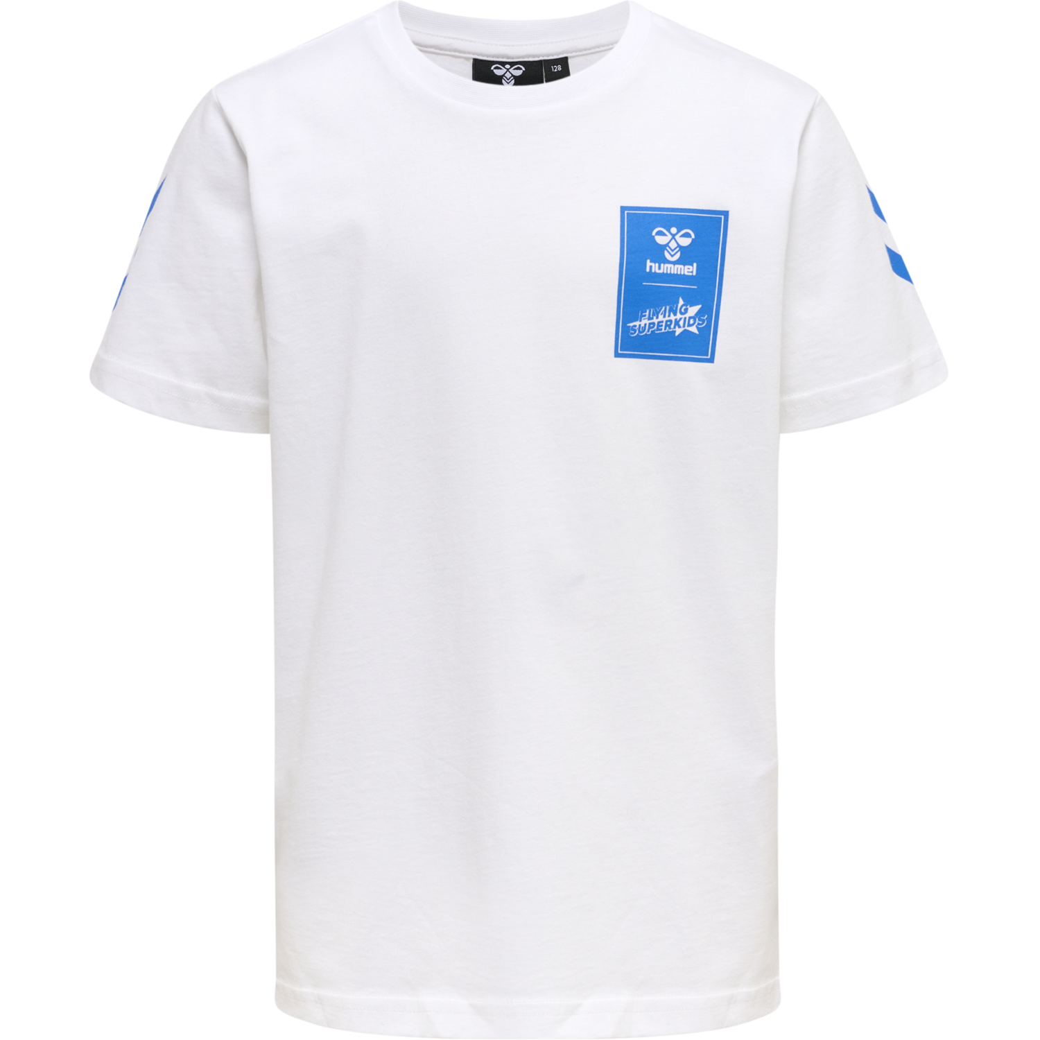 hmlFLYING TRES T-SHIRT S/S, BRIGHT WHITE, packshot