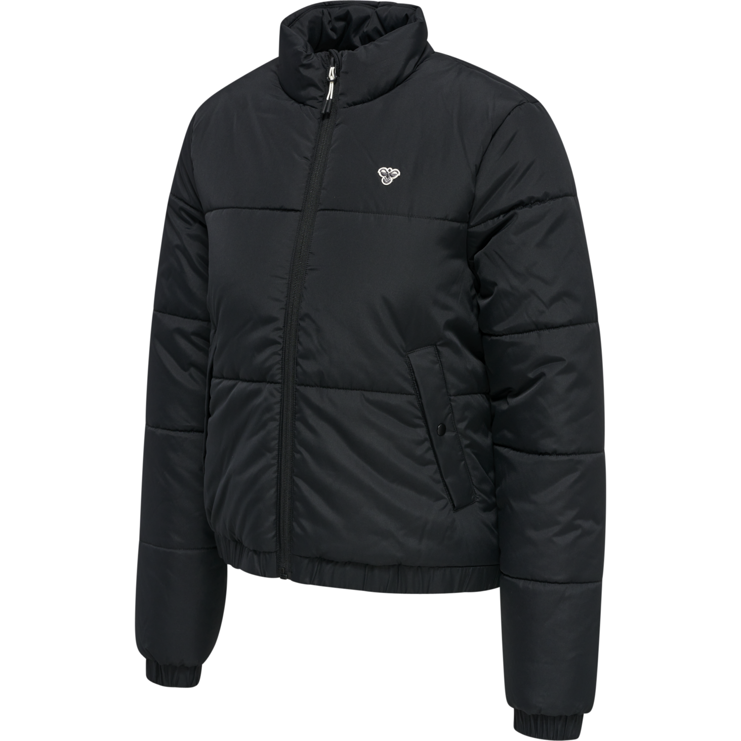 hmlSUKI PUFF JACKET, BLACK, packshot
