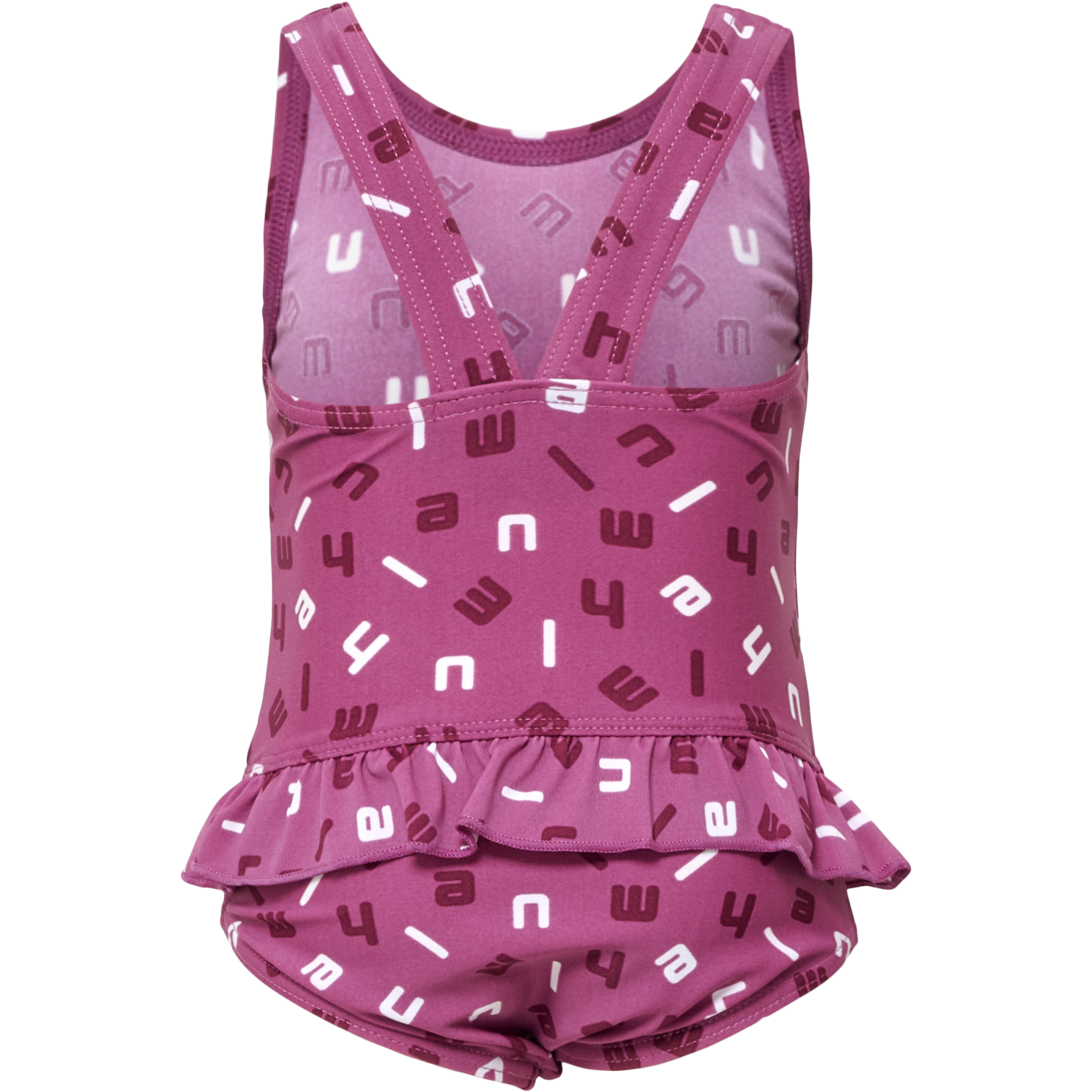 hmlFILIPPA SWIMSUIT, RED VIOLET/BRIGHT WHITE, packshot