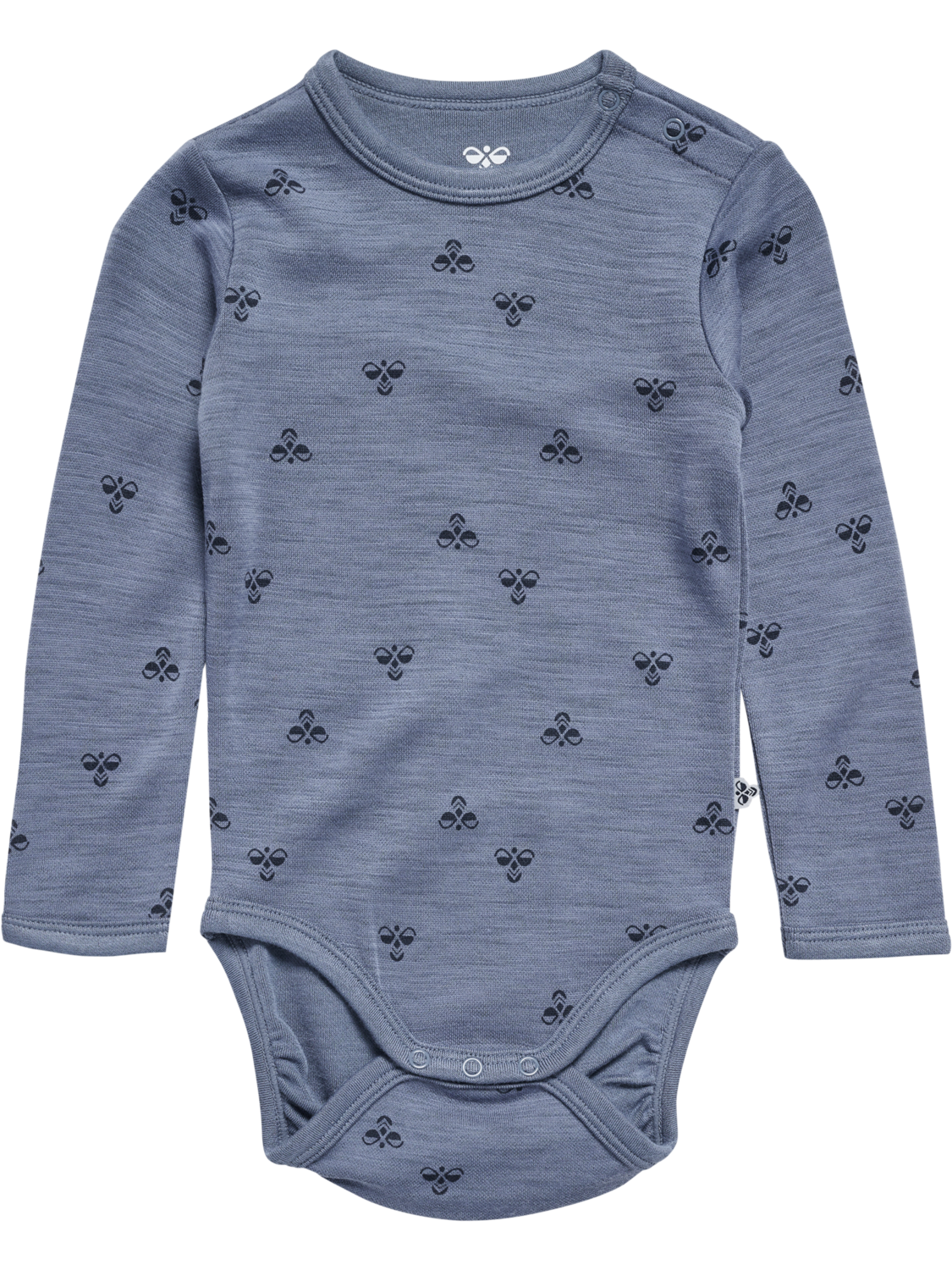 hmlMINI WOOL BODY L/S, FLINT STONE, packshot