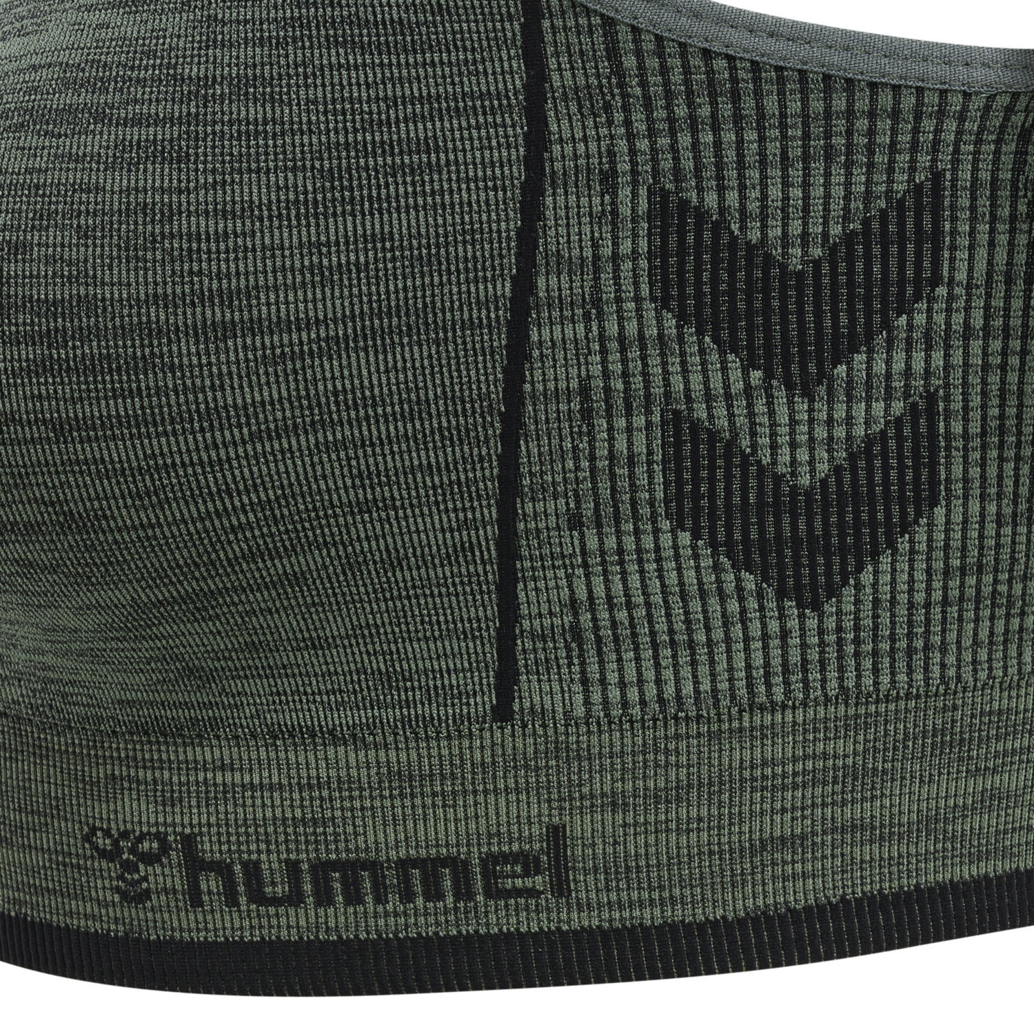 hmlMT ALY SEAMLESSS SPORTS TOP, NORTH ATLANTIC/BLACK MELANGE, packshot