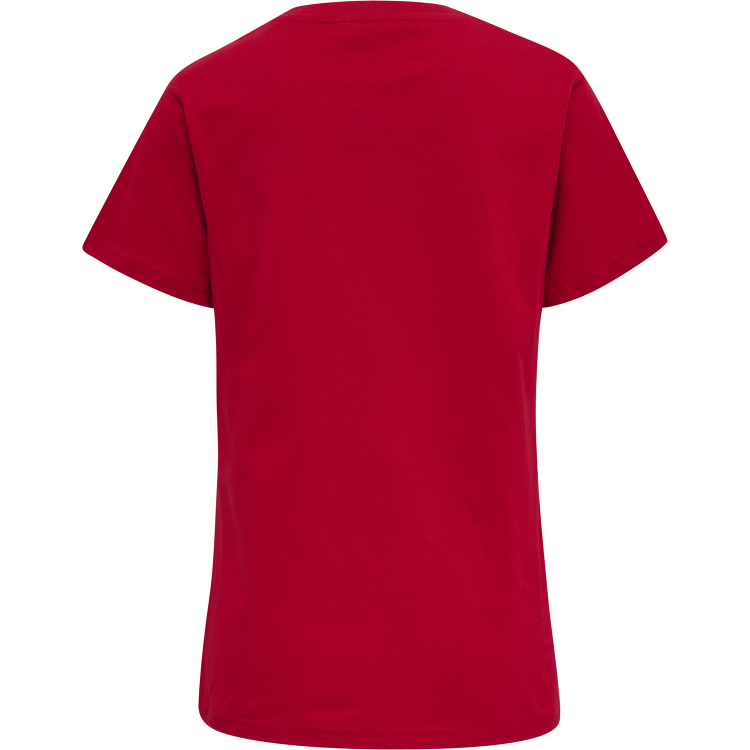 hmlRED HEAVY T-SHIRT S/S WOMAN, TANGO RED, packshot