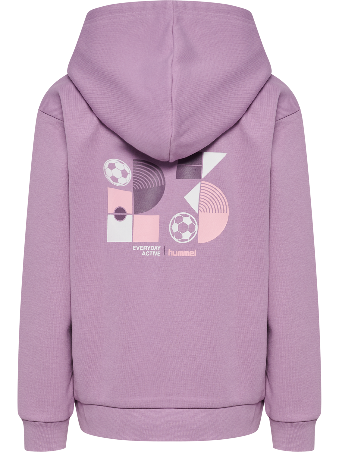 hmlJR GRAPHIC HOODIE, LAVENDER MIST, packshot