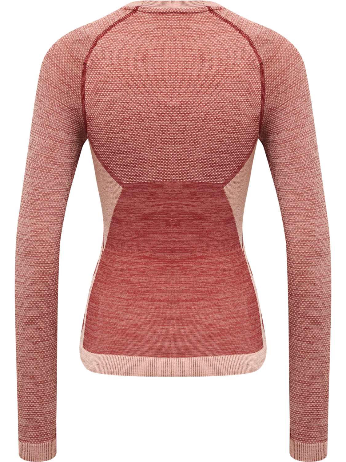 hmlCLEA SEAMLESS TIGHT T-SHIRT L/S, WITHERED ROSE/ROSE TAN MELANGE, packshot