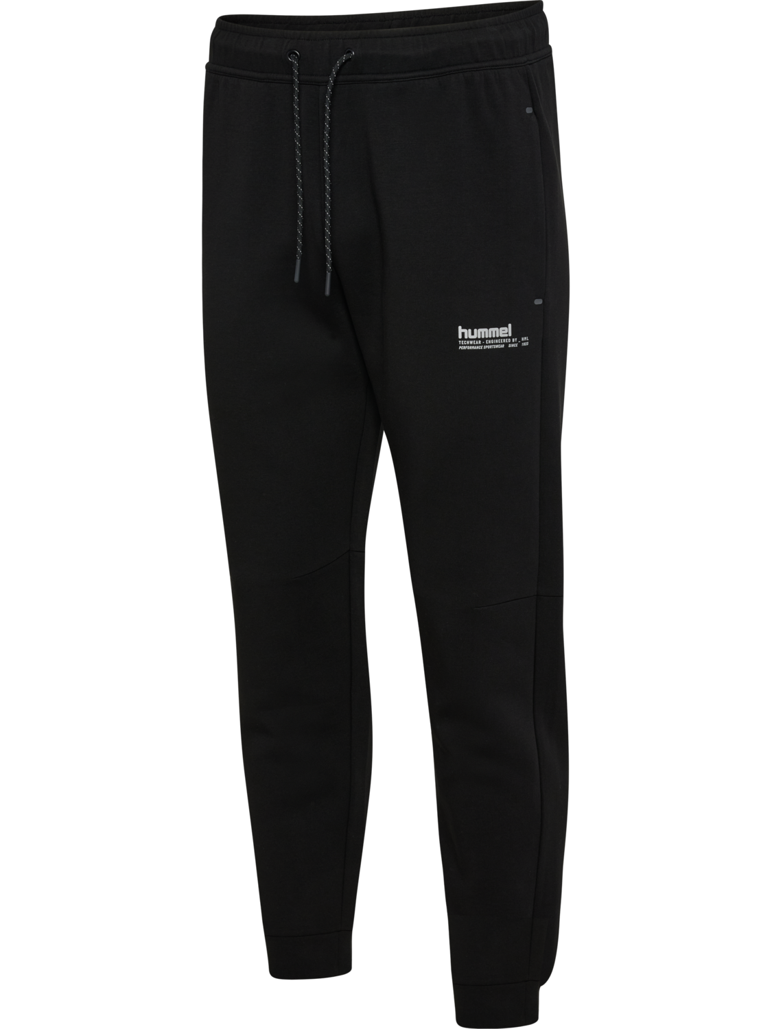 hmlTECH FLEECE REGULAR PANTS, BLACK, packshot