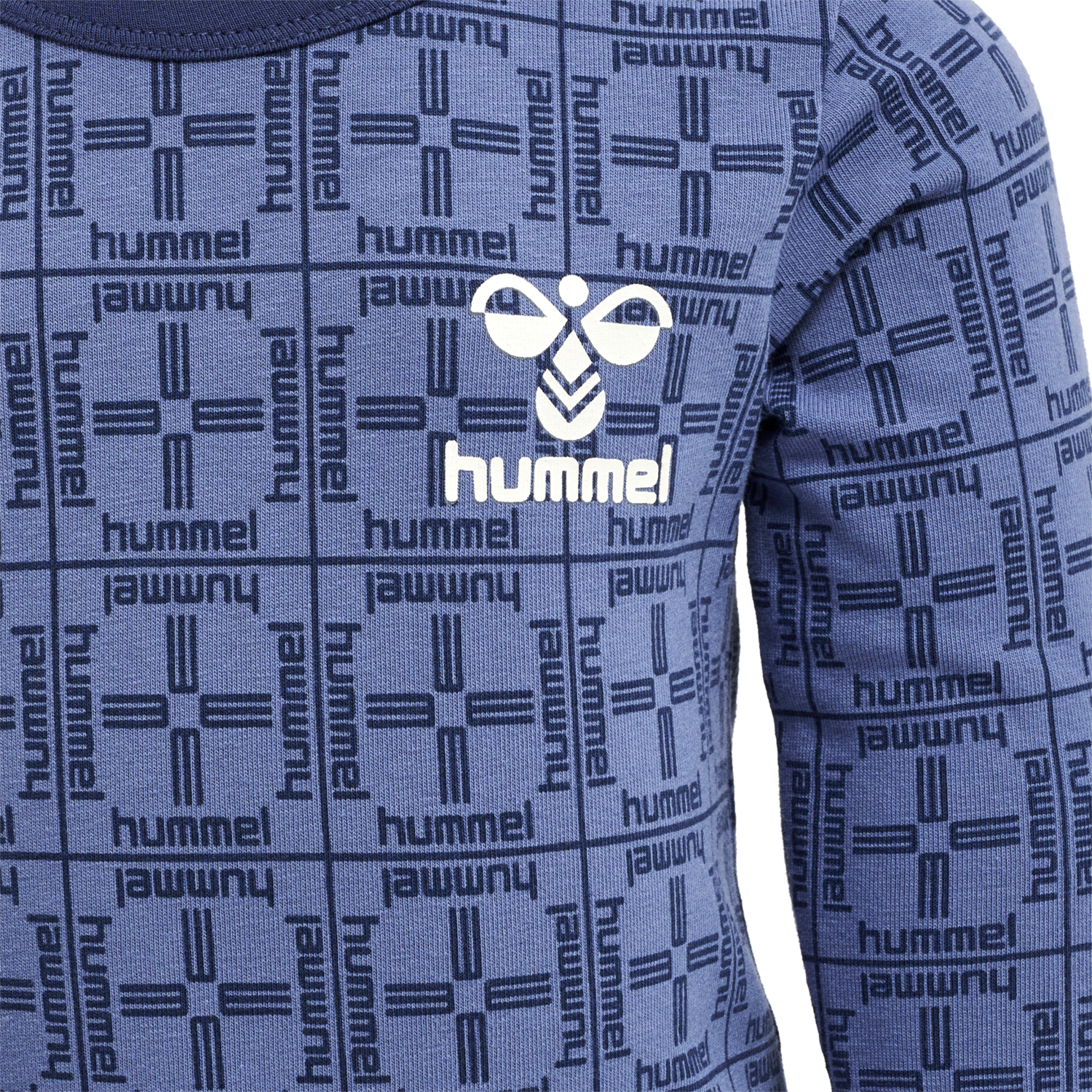 hmlCHECK BODY L/S, BLUE HORIZON, packshot