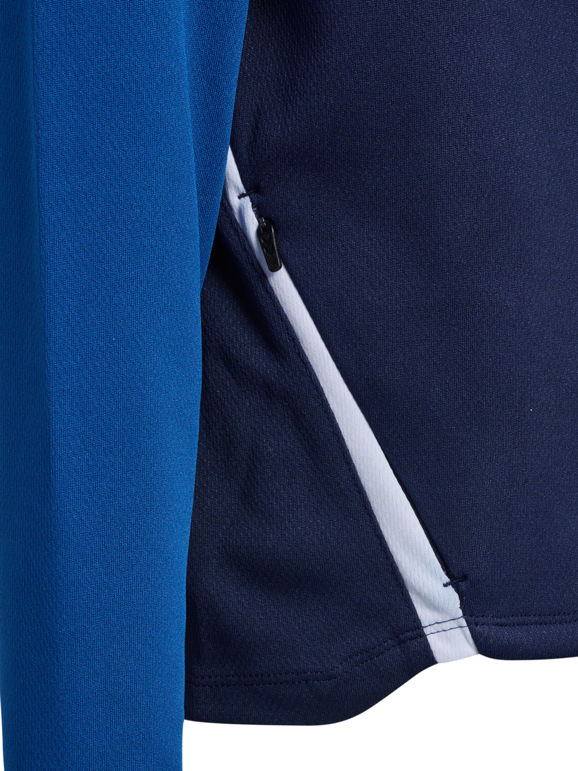 hmlLEAD 2.0 ZIP HOODIE KIDS, MARINE/TRUE BLUE, packshot