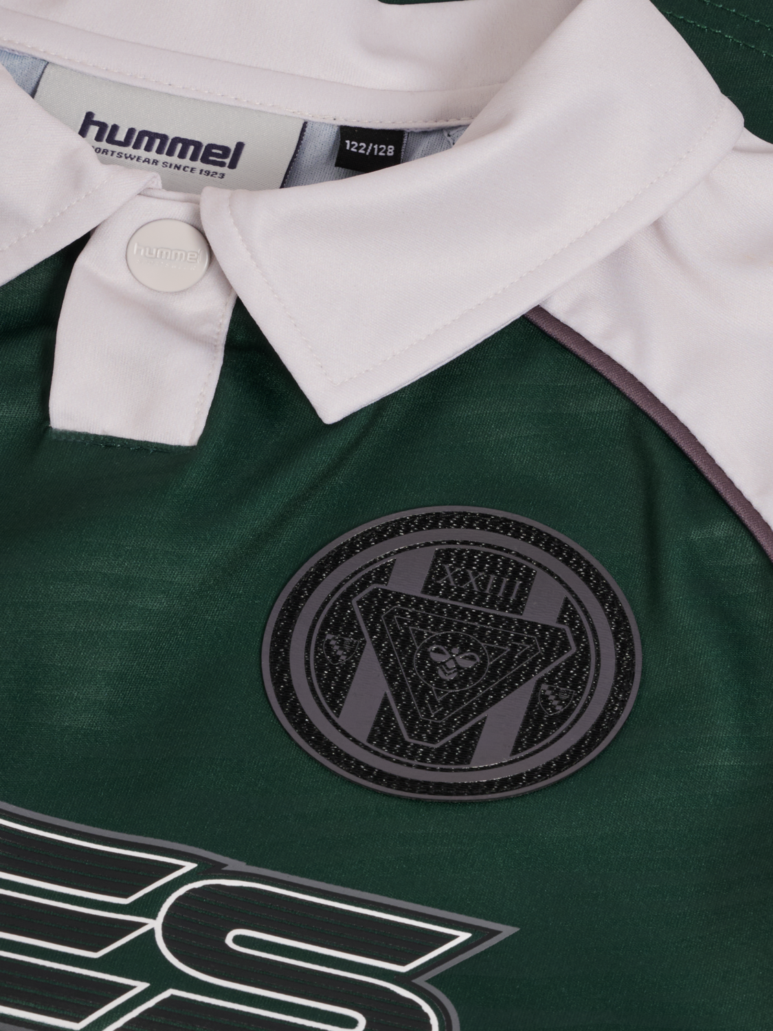 hmlJR LOOSE TIGER SOCCER JERSEY S/S, JUNE BUG, packshot