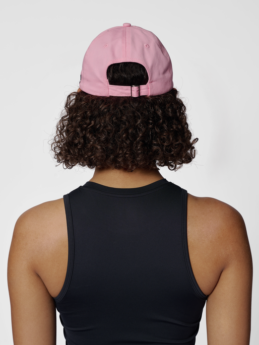 hmlBASEBALL CAP WRONG YELLOW, SACHET PINK, model