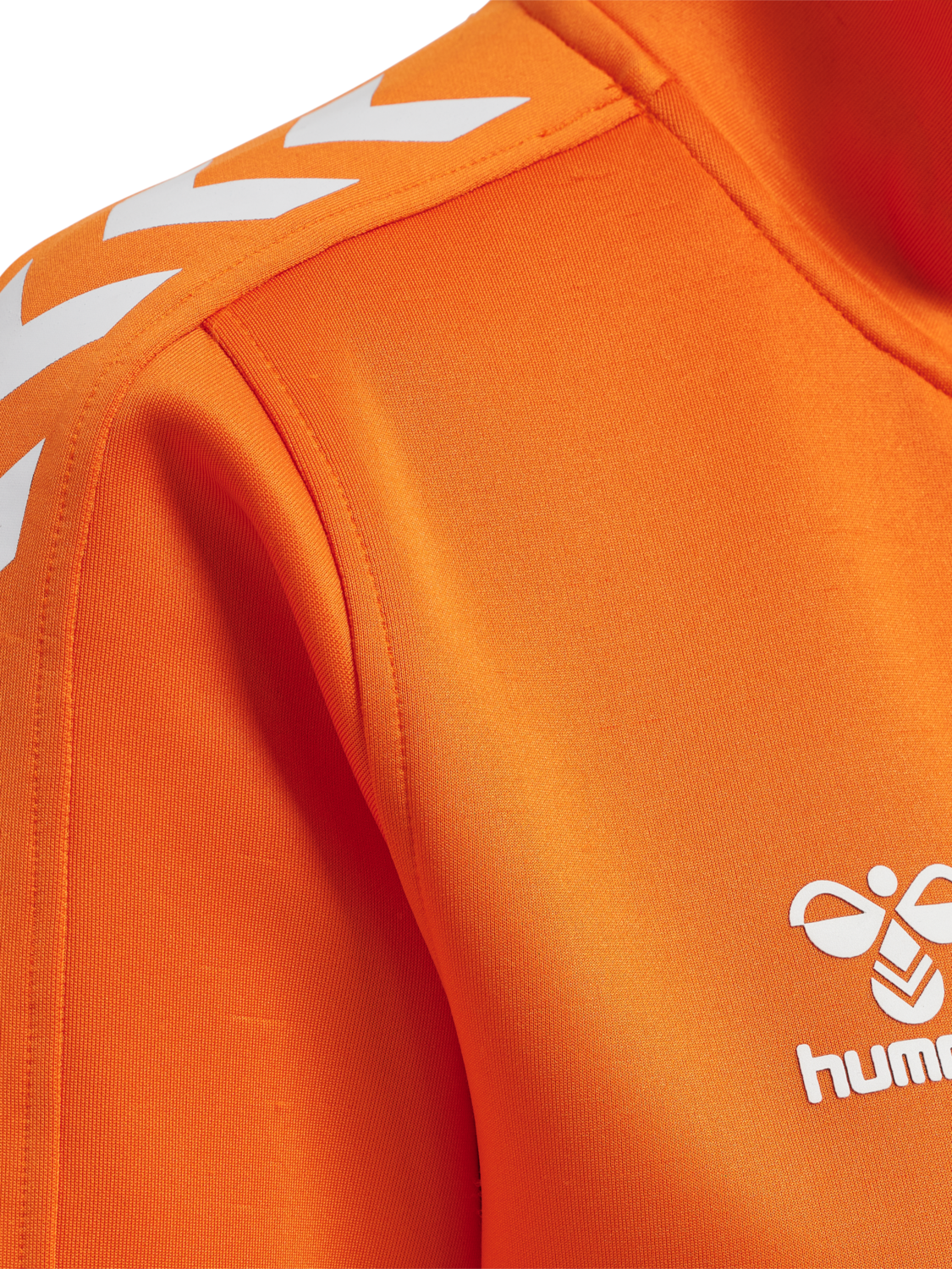 hmlCORE XK HALF ZIP SWEAT WOMAN, ORANGE TIGER, packshot