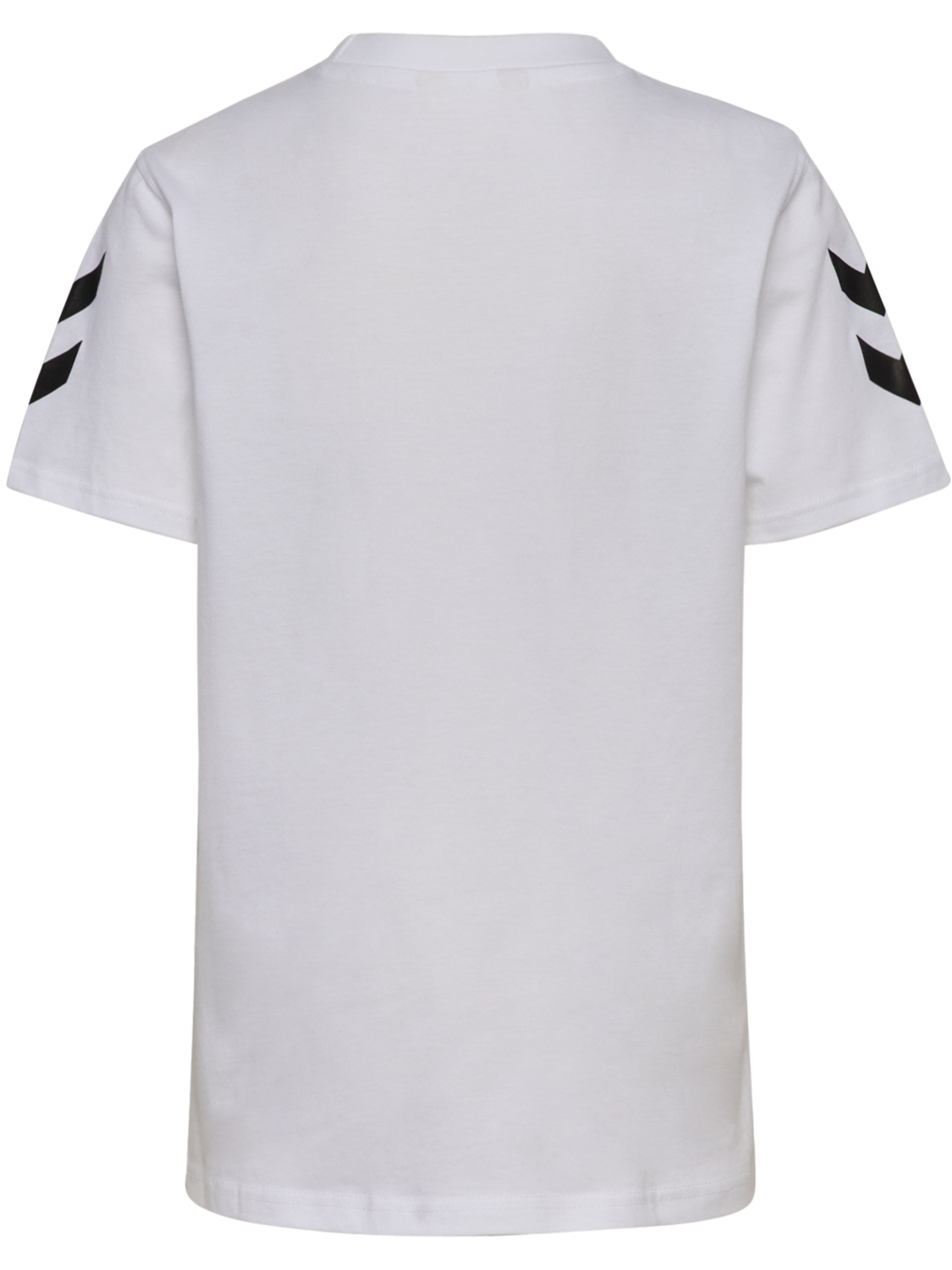 hmlGO 2.0 CHEVRON T-SHIRT S/S KIDS, WHITE, packshot