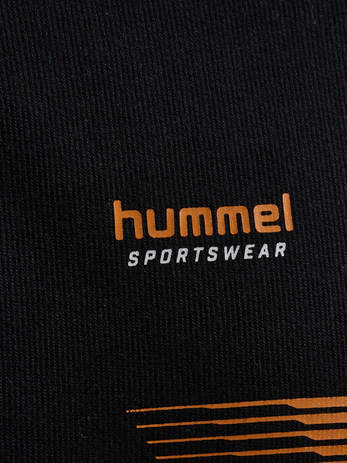 hmlOVERSIZED CREW HSW, BLACK, packshot