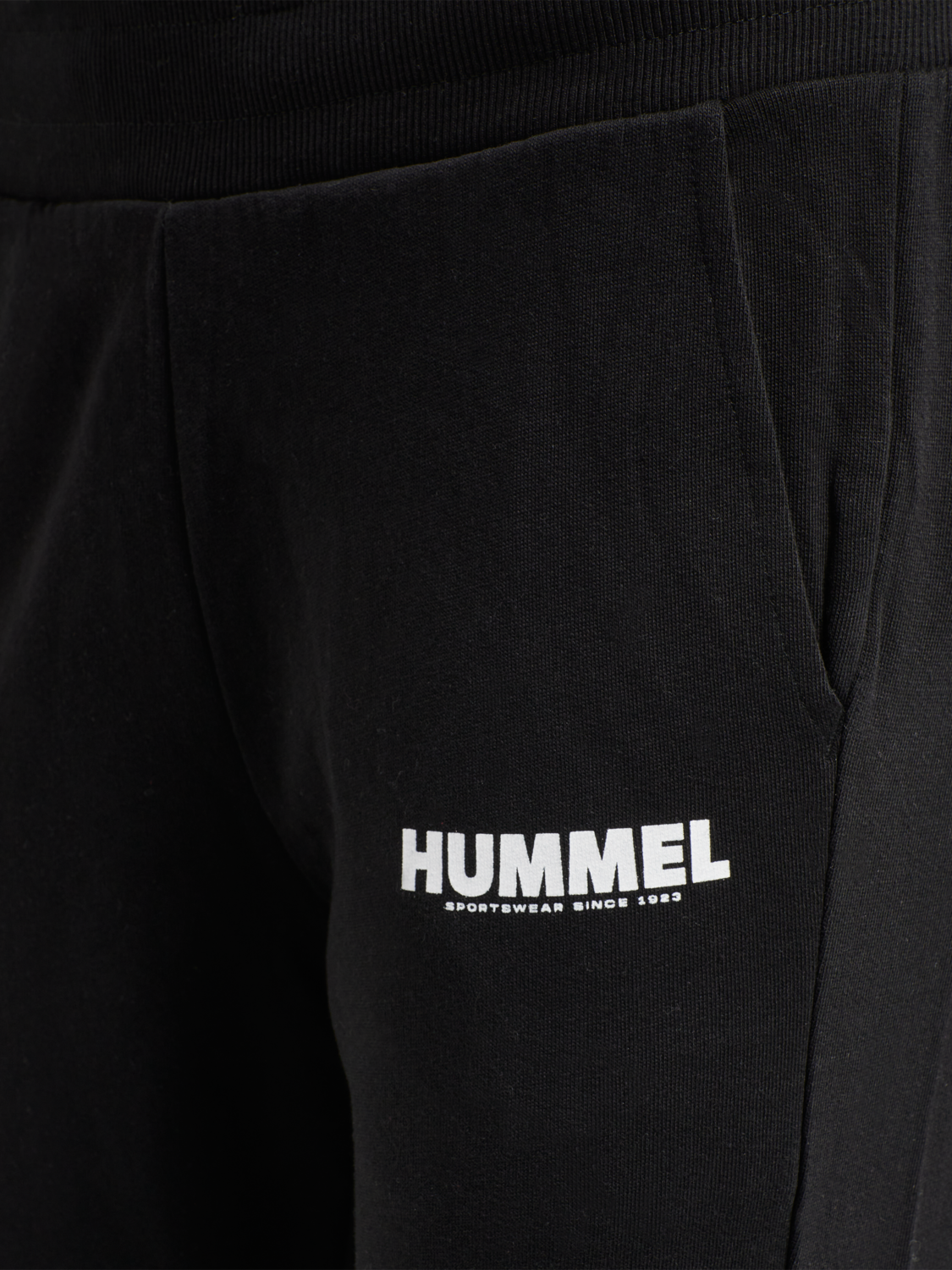 hmlLEGACY WOMAN TAPERED PANTS, BLACK, packshot