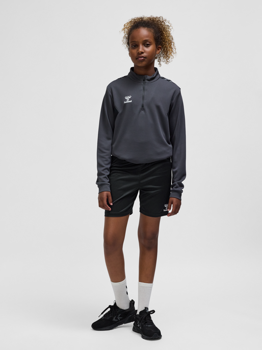 hmlAUTHENTIC PL SHORTS KIDS, BLACK, model