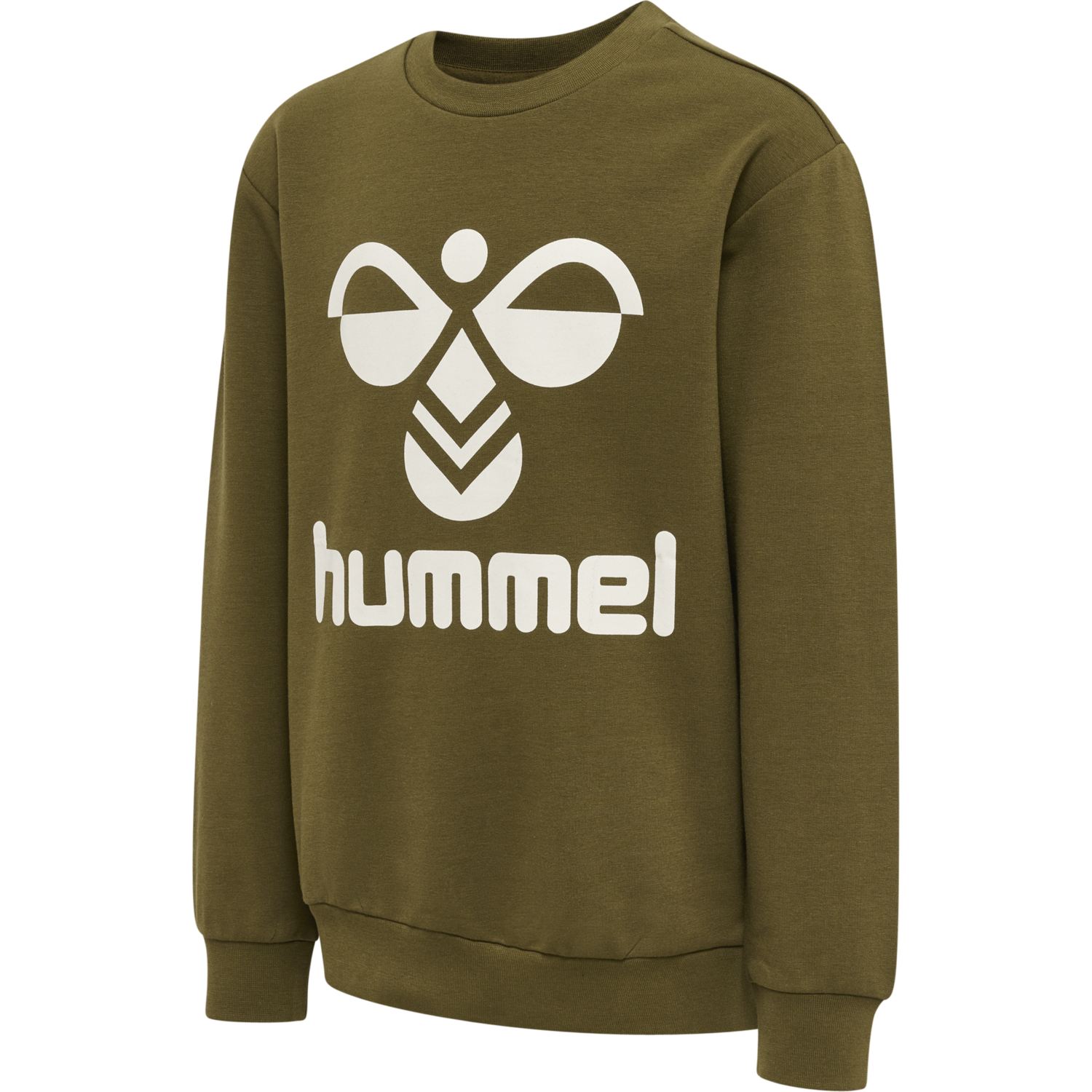 hmlDOS SWEATSHIRT, DARK OLIVE, packshot