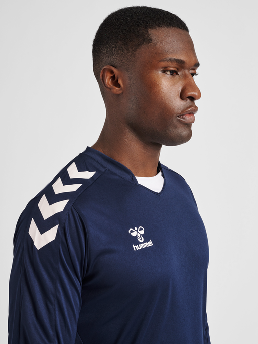 hmlCORE XK POLY JERSEY L/S, MARINE, model