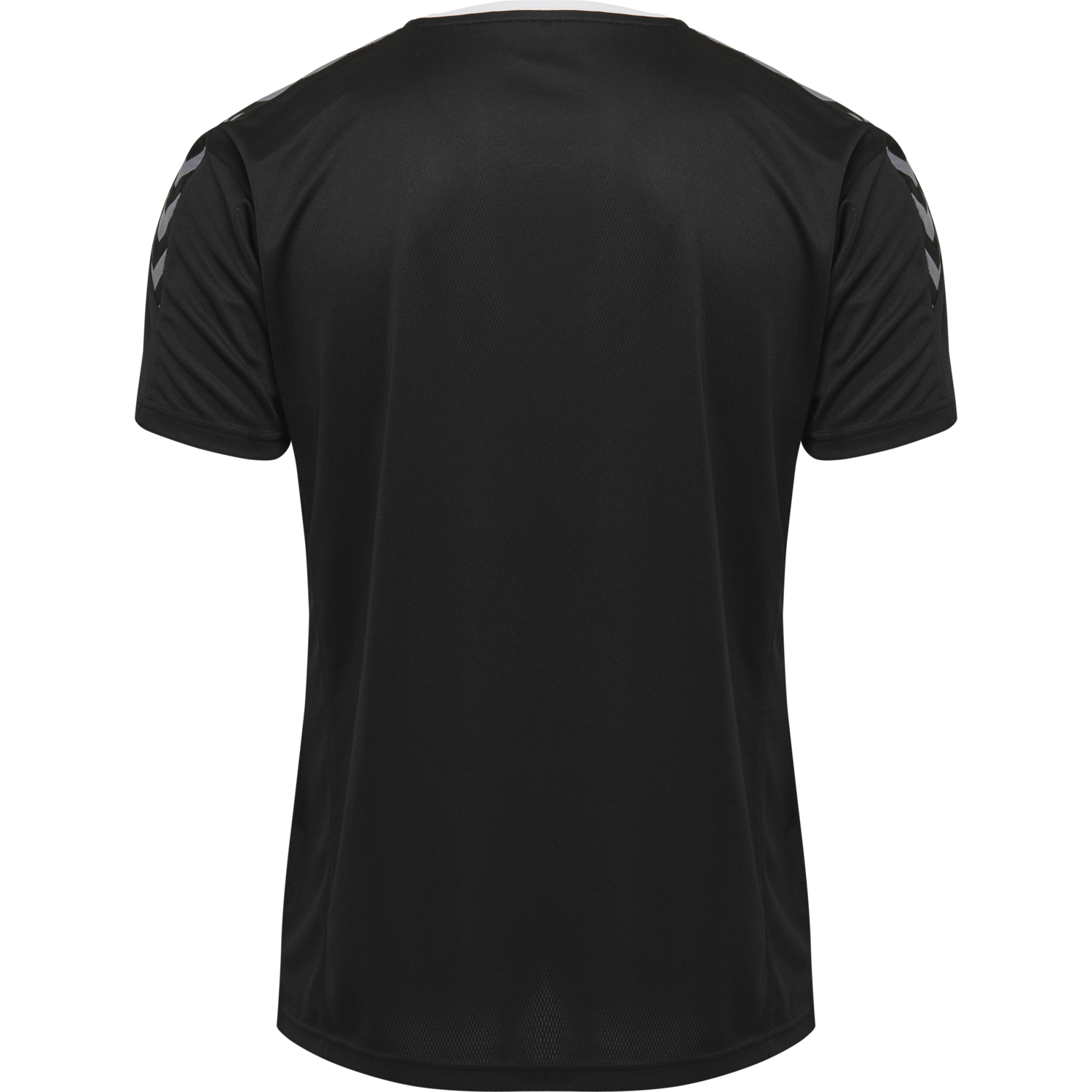 hmlAUTHENTIC KIDS POLY JERSEY S/S, BLACK/WHITE, packshot