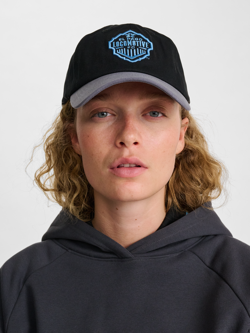 hmlBASEBALL CAP EL PASO, BLACK, model
