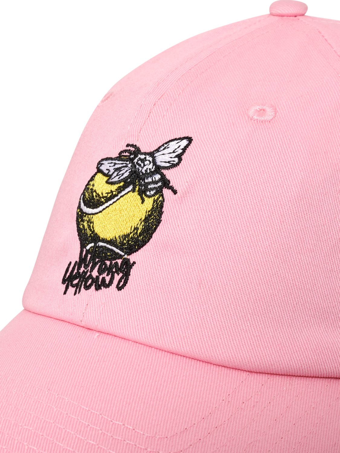 hmlBASEBALL CAP WRONG YELLOW, SACHET PINK, packshot