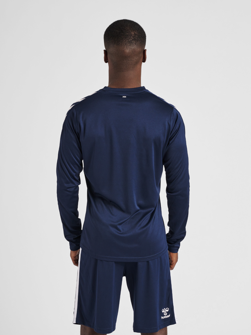 hmlCORE XK POLY JERSEY L/S, MARINE, model
