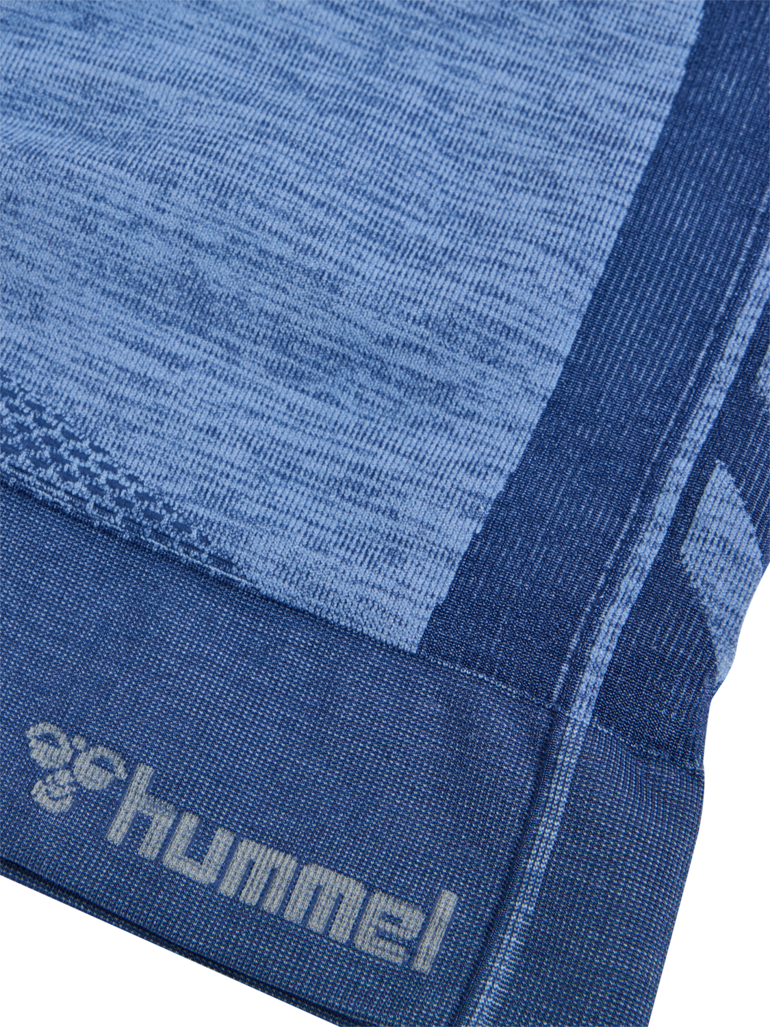 hmlMT SHINE SEAMLESS SPORTS BRA, BLUE INDIGO MELANGE, packshot